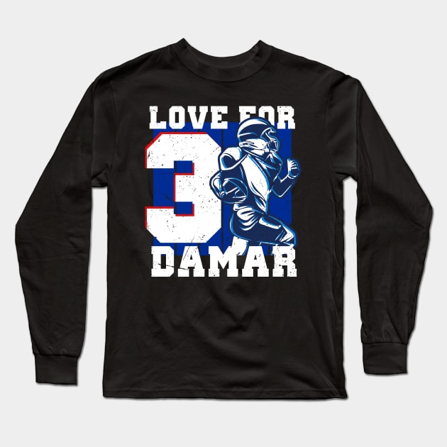 love for 3 damar Long Sleeve T-Shirt by PRESENTA